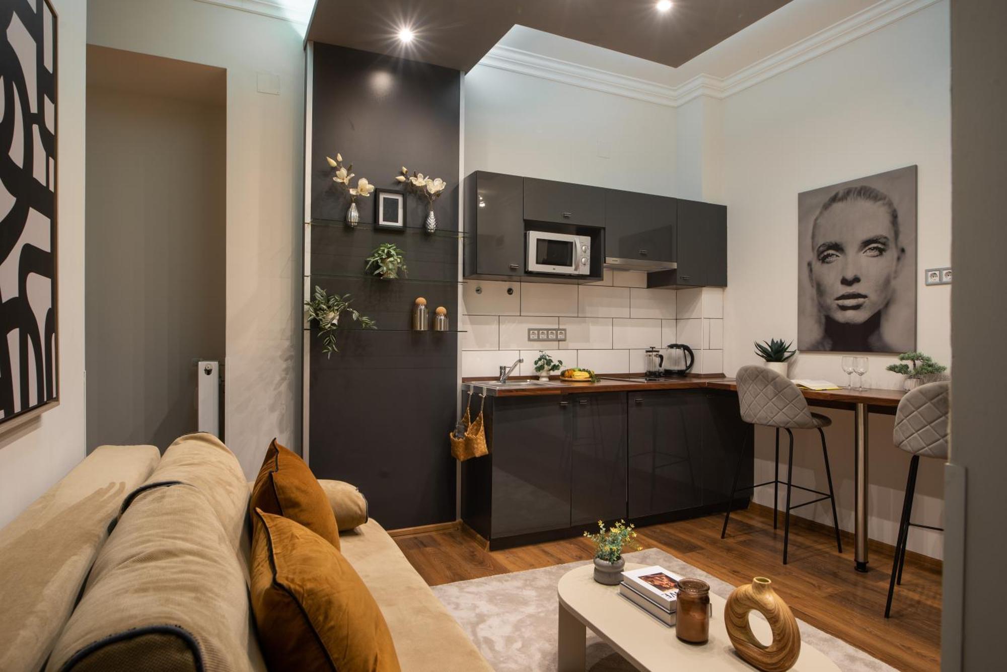Chic Central 1Br Retreat Near New York Cafe With View Budapeste Exterior foto